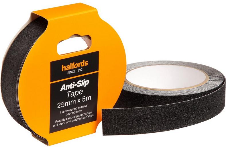 Halfords Anti Slip Tape Black 25mm x 5m Halfords Anti Slip Tape Black 25mm x 5m