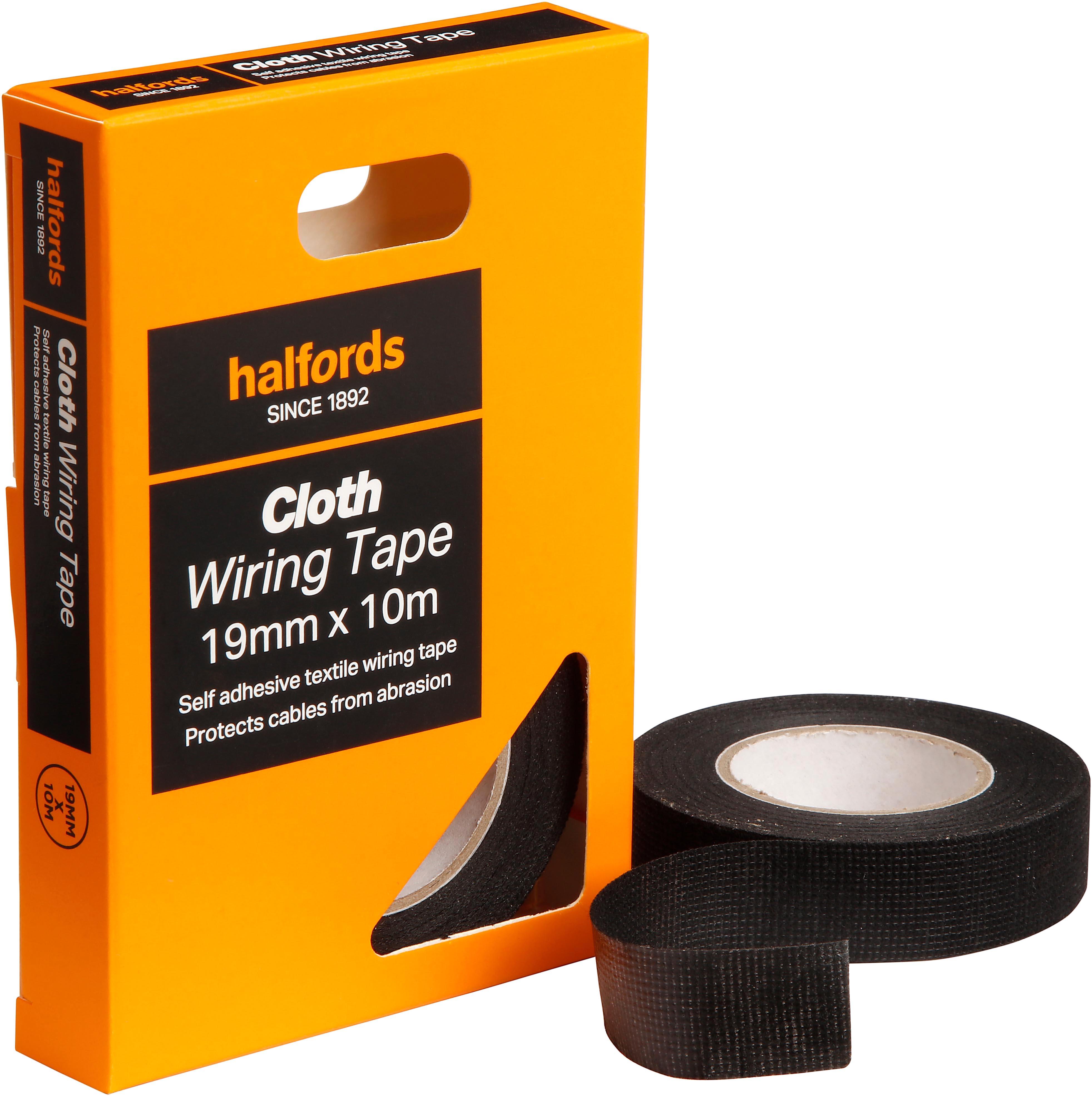 Halfords Cloth Wiring Tape 19mm x 10m Halfords UK - Main Image