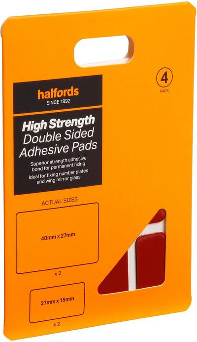 Halfords High Strength Double Sided Pads Halfords High Strength Double Sided Pads