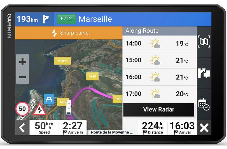 Garmin Camper 895 Motorhome Sat Nav Garmin Camper 895 Motorhome Sat Nav