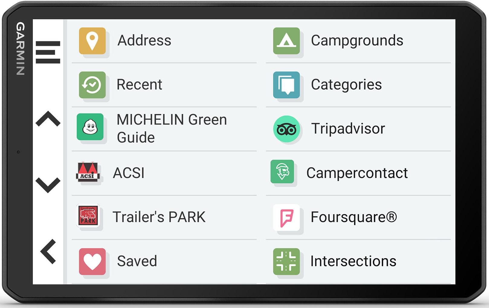 Garmin Camper 895 Motorhome Sat Nav