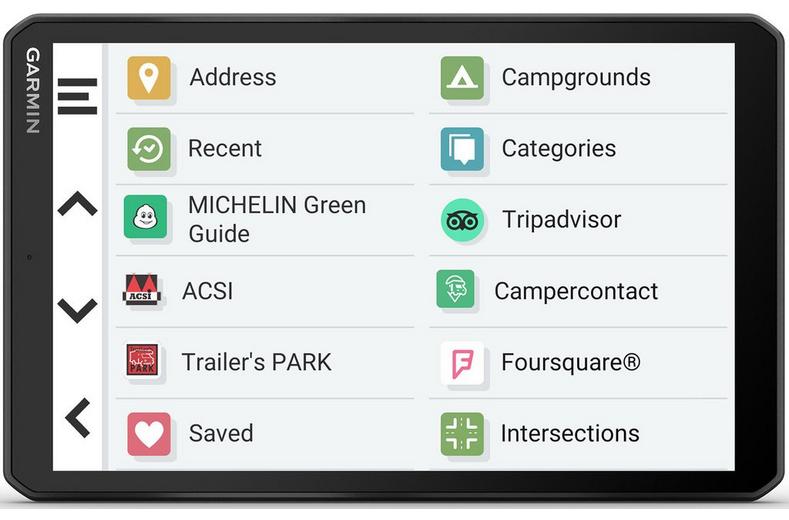 Garmin Camper 895 Motorhome Sat Nav Garmin Camper 895 Motorhome Sat Nav