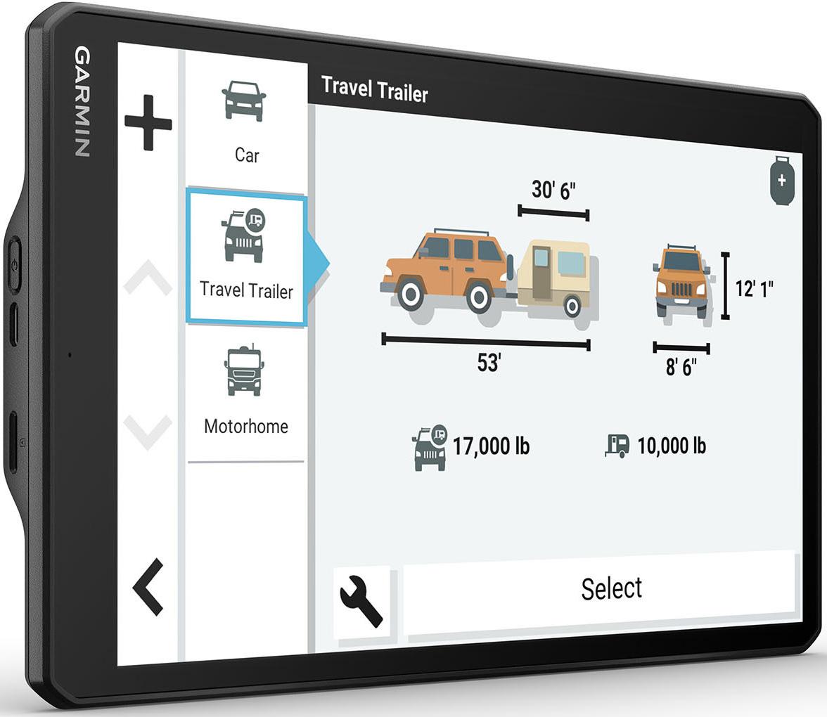 Garmin Camper 1095 Motorhome Sat Nav