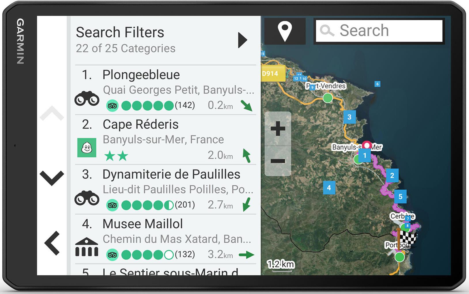 Garmin Camper 1095 Motorhome Sat Nav