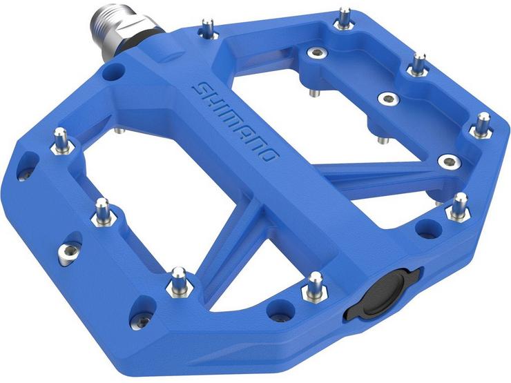 Shimano PD-GR400 Flat Pedals, Blue