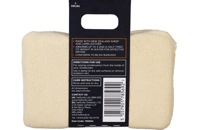 Halfords Advanced Chamois Demister Pad Halfords Advanced Chamois Demister Pad