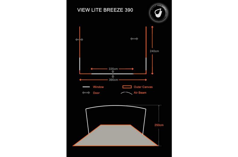 View Lite Breeze 390 Inflatable Awning View Lite Breeze 390 Inflatable Awning