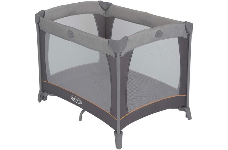 Graco Contour Bassinet Travel Cot - Pebble Graco Contour Bassinet Travel Cot - Pebble