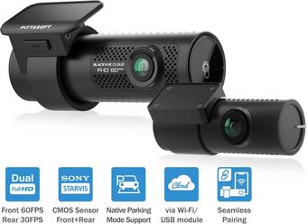 BlackVue DR770X-2CH Front & Rear Dash Cam with 64GB microSD Card