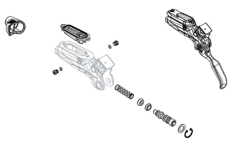 SRAM Disc Brake Service Lever Internals Gen 2 Guide R/RE/DB5/ Code R SRAM Disc Brake Service Lever Internals Gen 2 Guide R/RE/DB5/ Code R