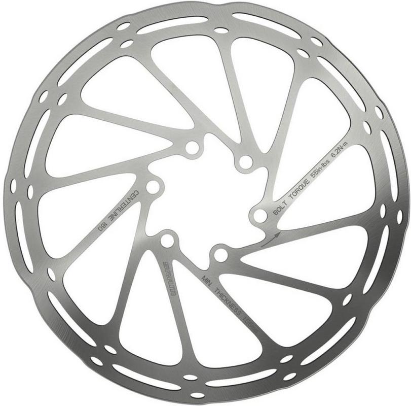 Halfords SRAM Sram Centerline Rounded Disc Rotor 6 Bolt, 160Mm | Extra 8% off for BC Members