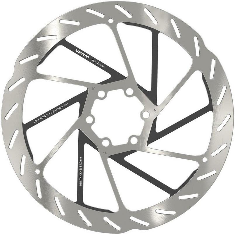 Halfords SRAM Sram Hs2 Rounded Disc Rotor 6 Bolt, 160Mm | Extra 8% off for BC Members