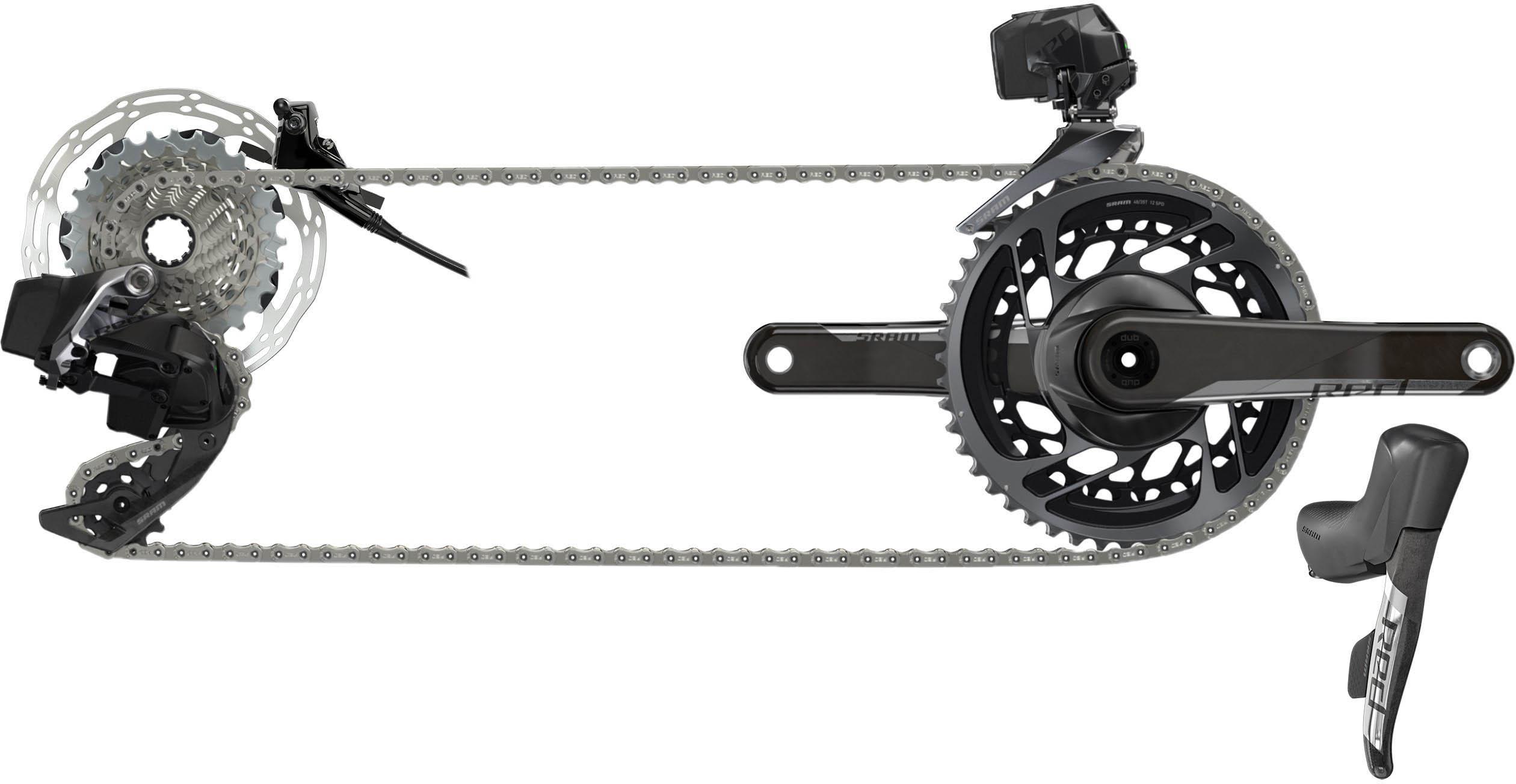 SRAM Red eTap AXS 2X Electronic HRD FM Groupset