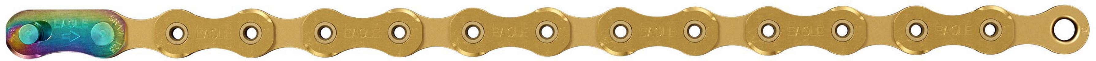 Halfords Sram Chain Pc Xx1 Eagle Hollowpin 126 Links Powerlock 12 Speed Gold | Extra 8% off for BC Members