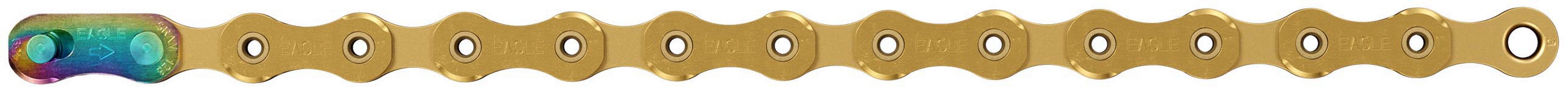 Halfords Sram Chain Pc Xx1 Eagle Hollowpin 126 Links Powerlock 12 Speed Gold | Extra 8% off for BC Members