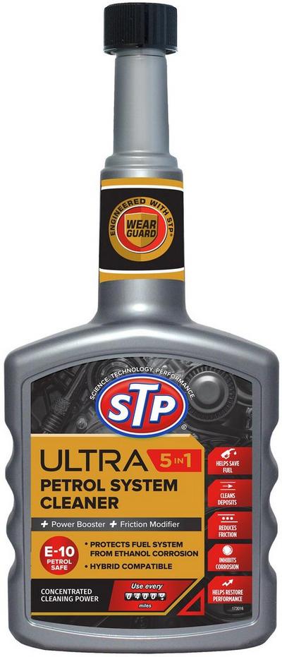 STP Ultra 5-in-1 Petrol System Cleaner 400ml STP Ultra 5-in-1 Petrol System Cleaner 400ml