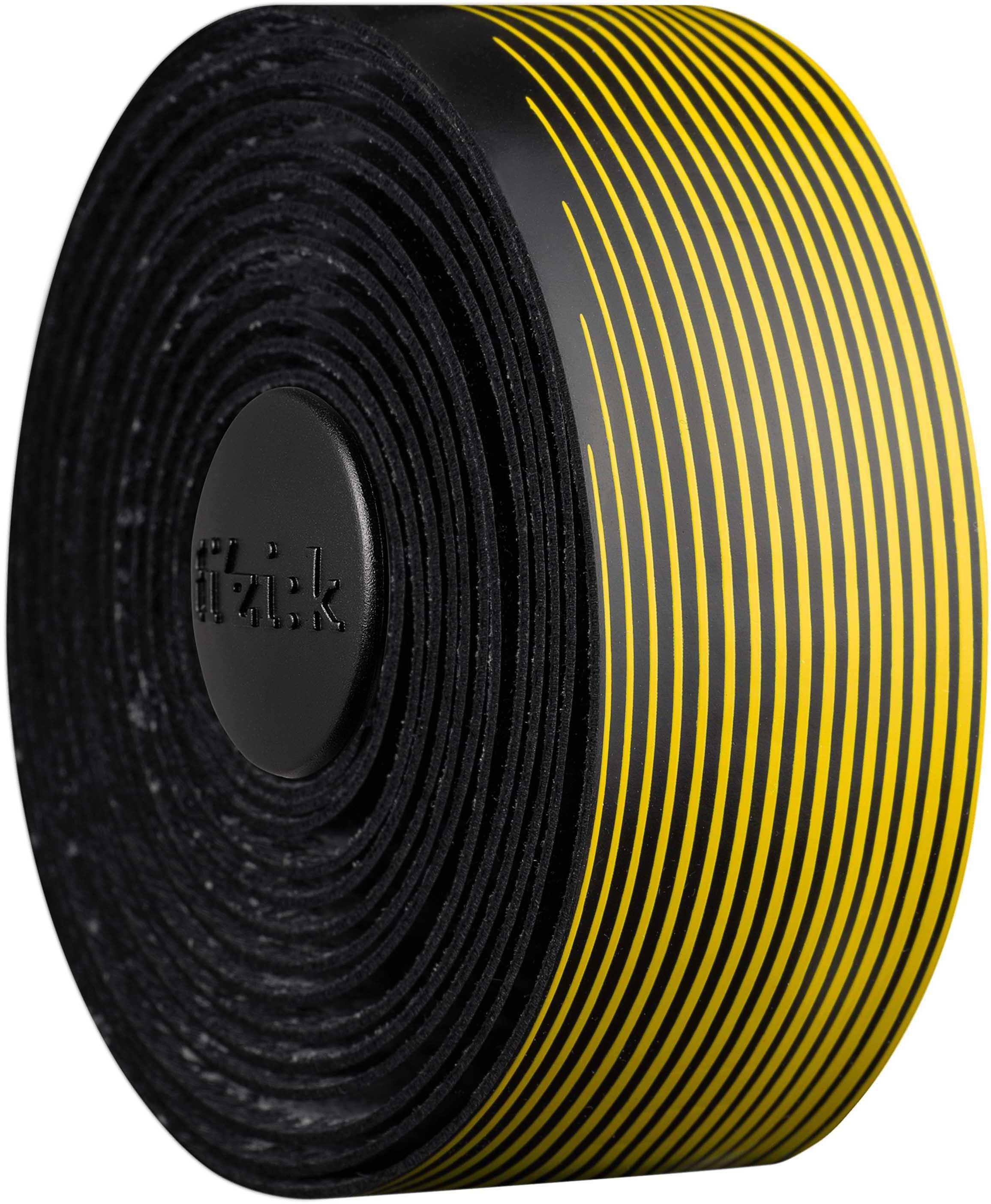 Halfords Fizik Vento Microtex Tacky Bi-Colour Bar Tape Black/Yellow