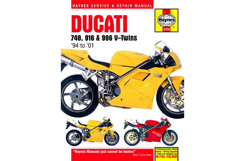 Haynes Ducati 748, 916 & 996 4-valve V-Twins (94 - 01) Haynes Ducati 748, 916 & 996 4-valve V-Twins (94 - 01)