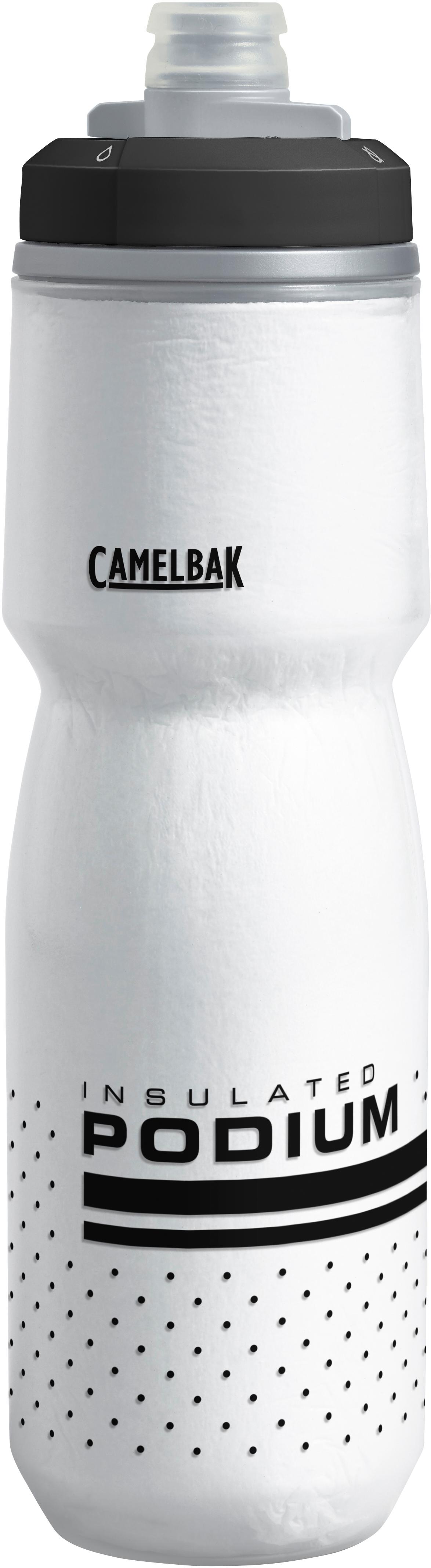 Halfords Camelbak CamelBak Podium Chill Bottle, 710ml White/Black | Pricematch, Extra 8% off for BC Members, Free Bike Health Check, Cycle2Work Scheme & 0% APR Finance.