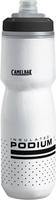 Halfords Camelbak Podium Chill Water Bottle, 710Ml, White/Black | Extra 8% off for BC Members