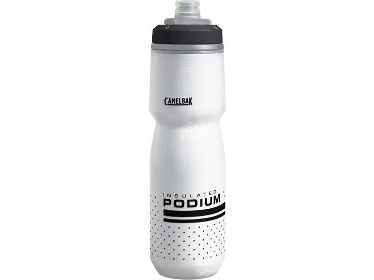Camelbak Podium Chill Water Bottle, 710ml, White/Black