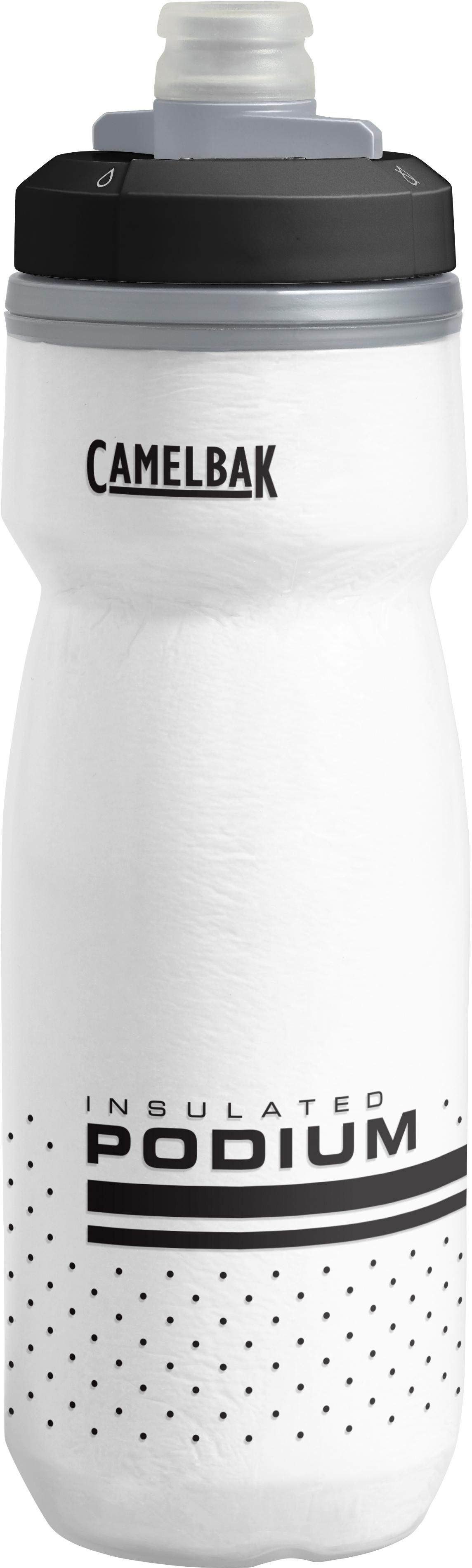 Camelbak Podium Chill Water Bottle, 620Ml, White/Black