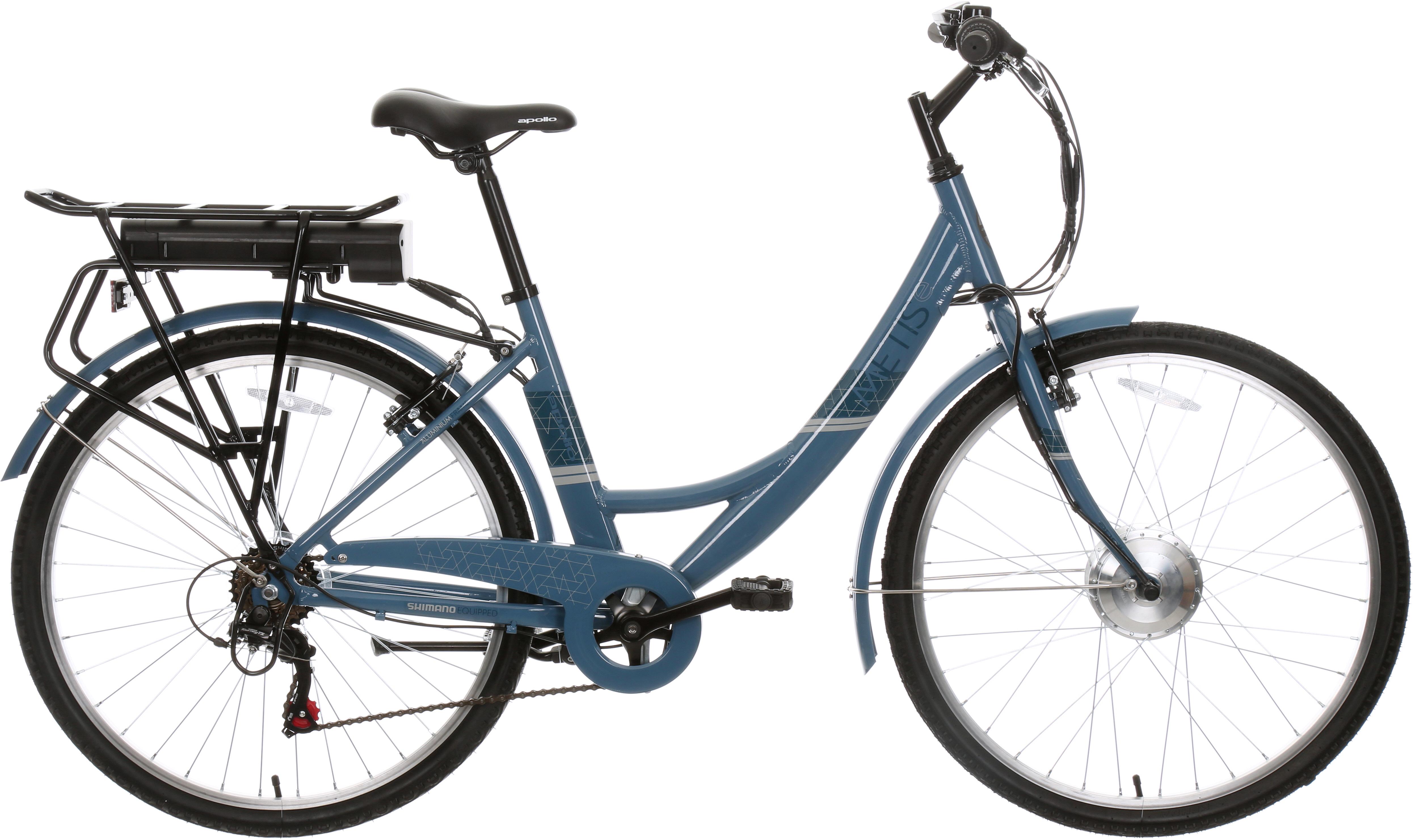 Second Hand Grade C - Apollo Metis Womens Electric Hybrid Bike Microshift - M Frame