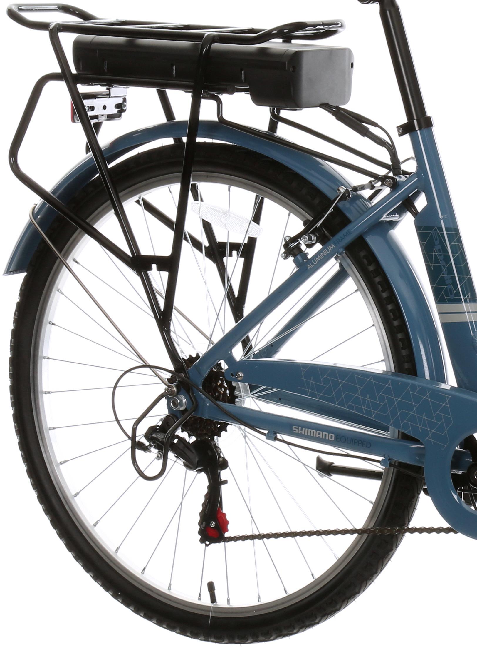 Second Hand Grade C - Apollo Metis Womens Electric Hybrid Bike Microshift - M Frame