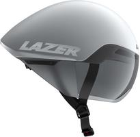 Halfords Lazer Victor Kineticore Helmet, Matt White Silver, Medium | Extra 8% off for BC Members