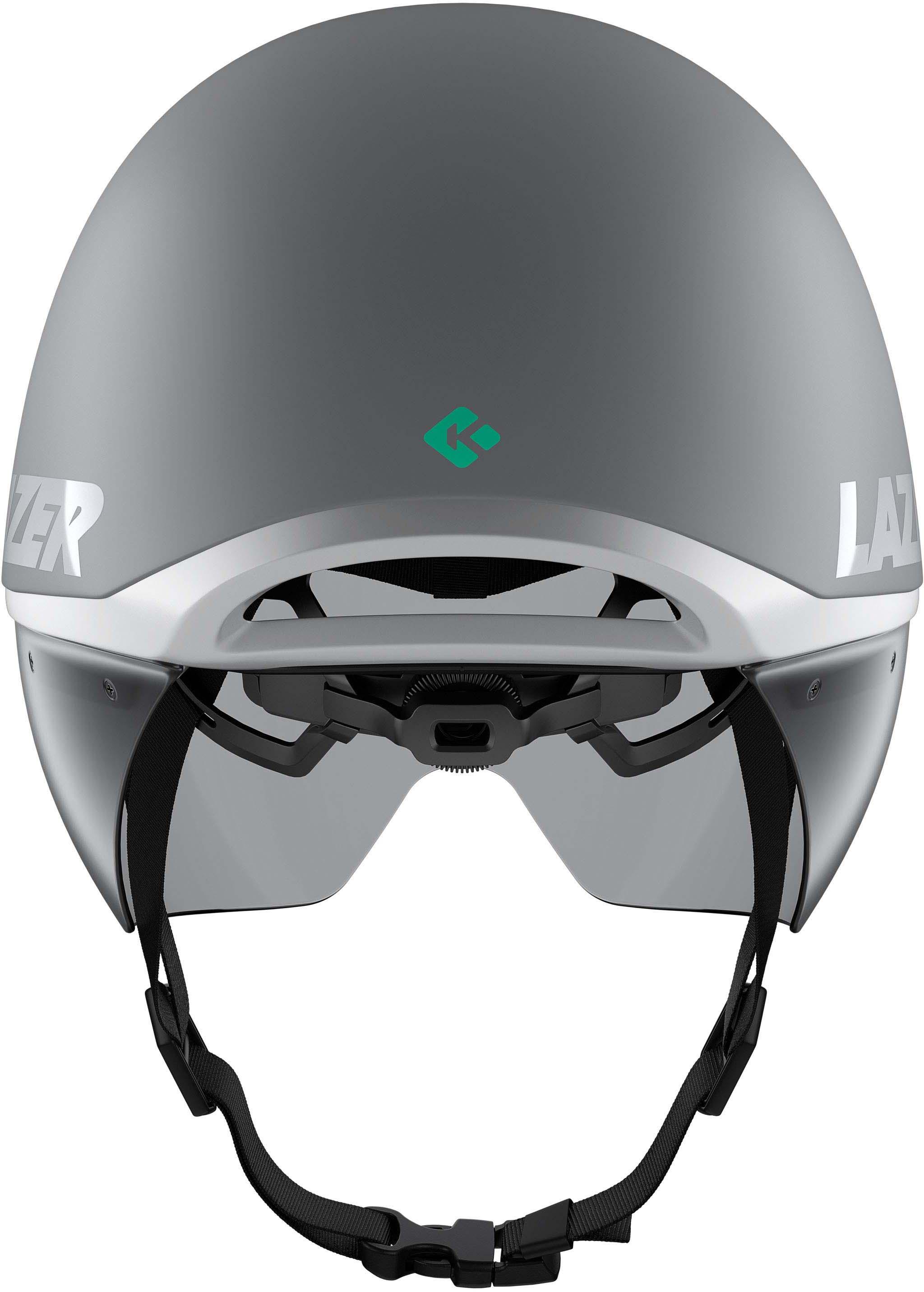 Victor KinetiCore Helmet, Matt White Silver, Medium