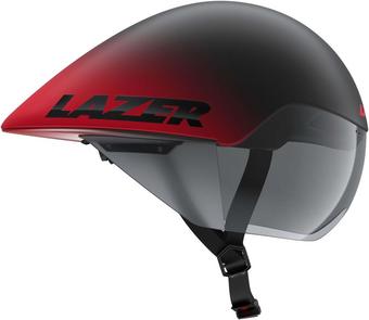 Lazer Volante KinetiCore Helmet - Matt Black/Red, Medium