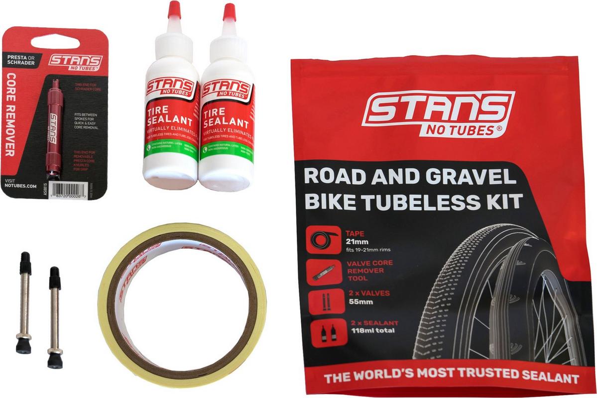 Halfords Stans No Tubes Road/Gravel Tubeless Kit, 25Mm Tape/55Mm Valve | Extra 8% off for BC Members