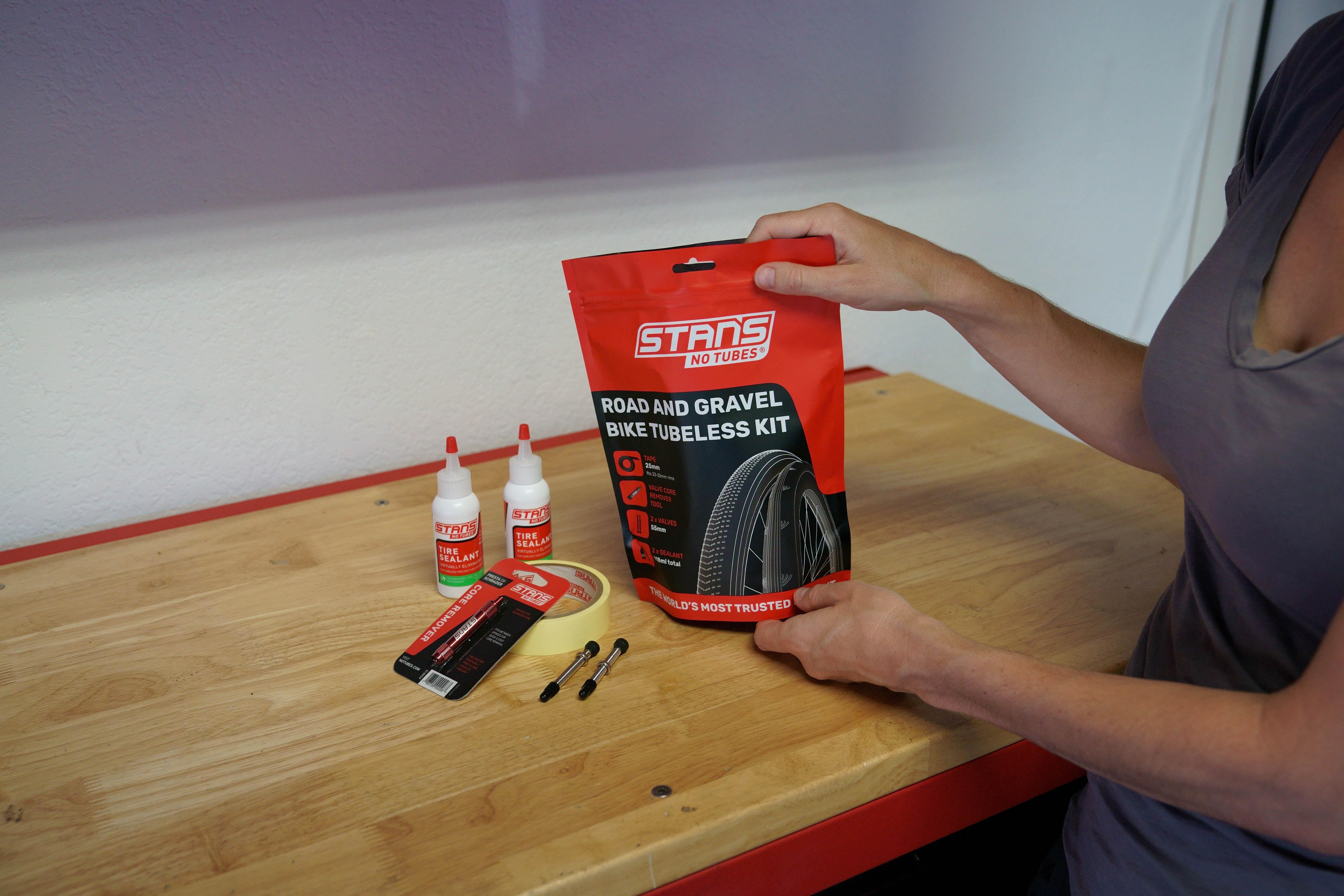 Stans No Tube Road & Gravel Bike Tubeless Kit