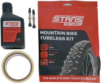 Stans No Tubes Mountain Bike Tubeless Kit, 30mm Tape/44mm valve