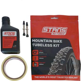 Stans No Tubes Mountain Bike Tubeless Kit, 25mm Tape/44mm valve
