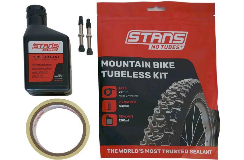 Stans No Tubes Mountain Bike Tubeless Kit, 21mm Tape/44mm valve Stans No Tubes Mountain Bike Tubeless Kit, 21mm Tape/44mm valve