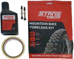 Halfords Stans No Tubes Mountain Bike Tubeless Kit, 21Mm Tape/44Mm Valve | Extra 8% off for BC Members