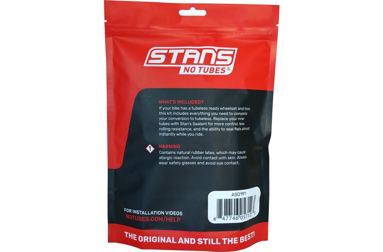 Stans No Tubes Mountain Bike Tubeless Kit, 21mm Tape/44mm valve Stans No Tubes Mountain Bike Tubeless Kit, 21mm Tape/44mm valve