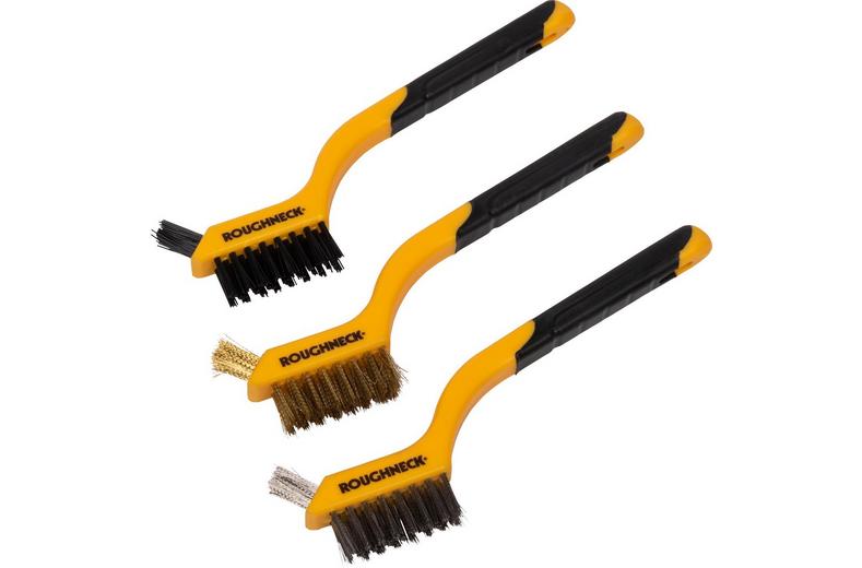 Roughneck Mini Wire Brush Set 3 Pieces Roughneck Mini Wire Brush Set 3 Pieces