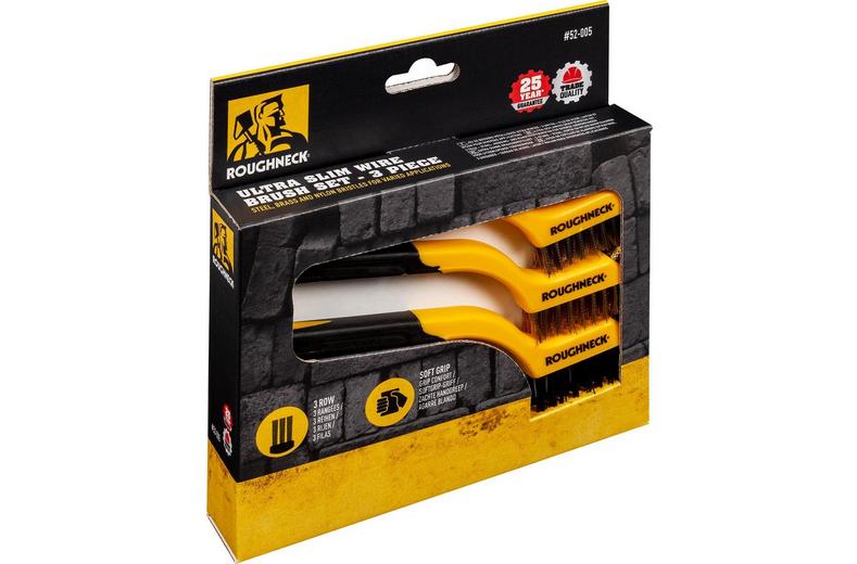 Roughneck Mini Wire Brush Set 3 Pieces Roughneck Mini Wire Brush Set 3 Pieces