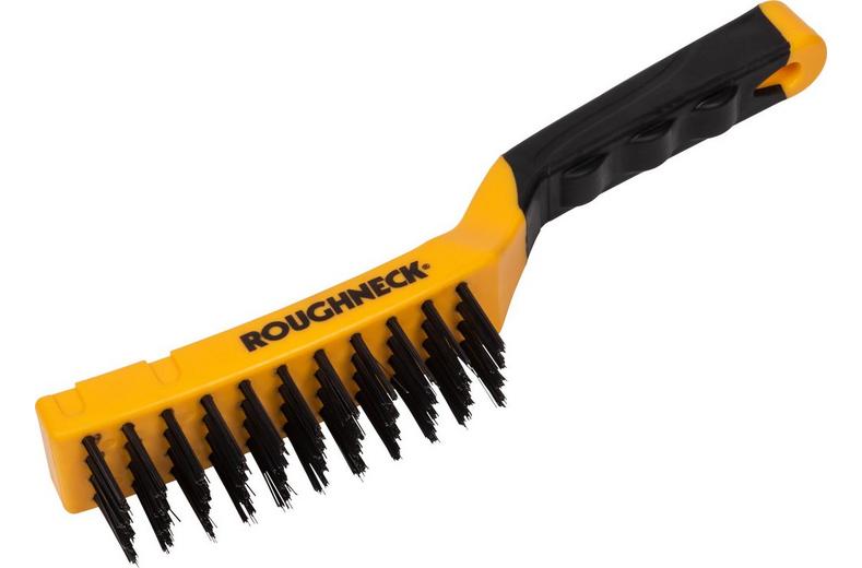 Roughneck Soft Grip Carbon Steel Wire Brush 12" Roughneck Soft Grip Carbon Steel Wire Brush 12"