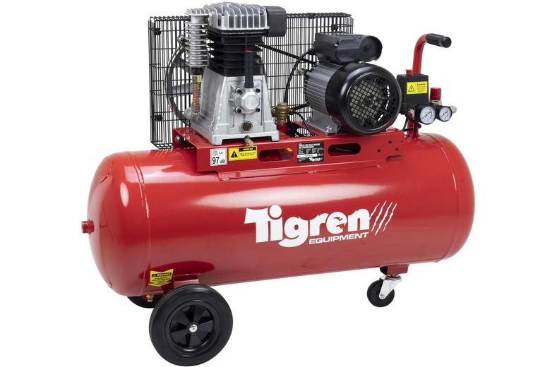 Tigren 100ltr 3hp Belt-Driven Compressor Tigren 100ltr 3hp Belt-Driven Compressor