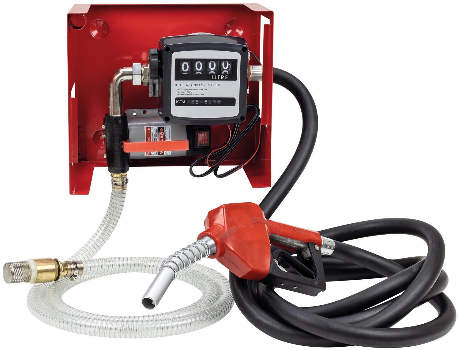 SIP 12v Diesel Transfer Pump with Fuel Meter
