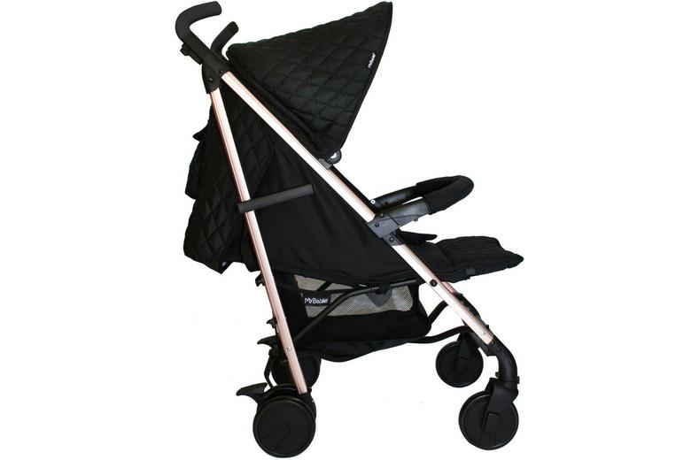 My Babiie MB51 Plus Stroller - Quilted Black My Babiie MB51 Plus Stroller - Quilted Black