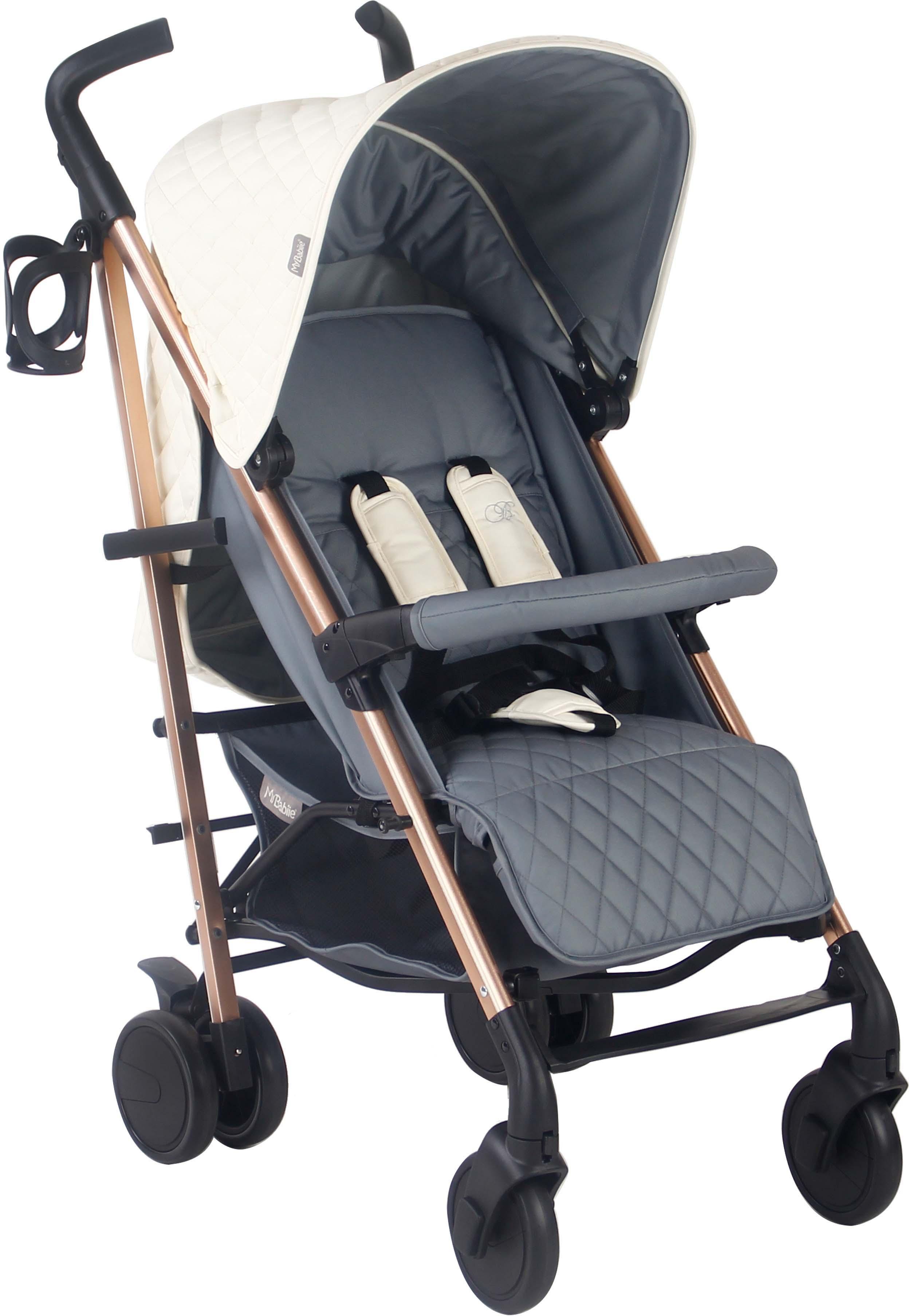 My Babiie MB51 Plus Stroller - Quilted Champagne