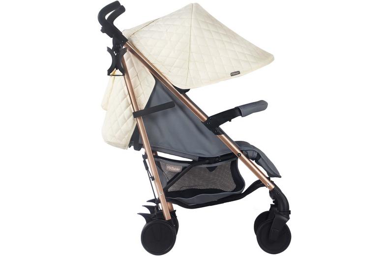 My Babiie MB51 Plus Stroller - Quilted Champagne My Babiie MB51 Plus Stroller - Quilted Champagne