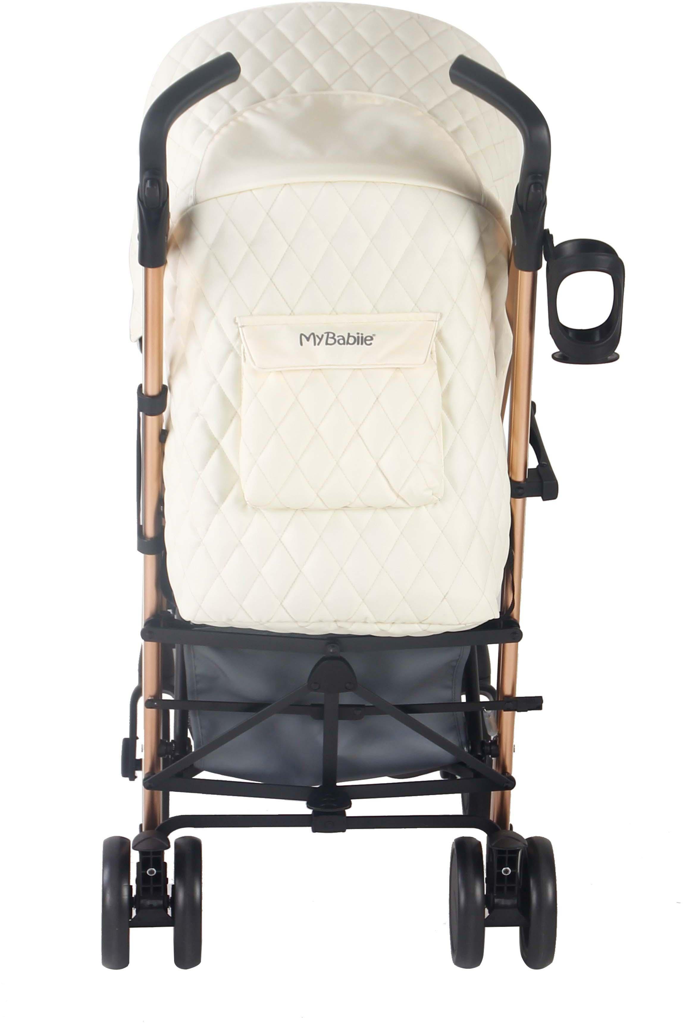 My Babiie MB51 Plus Stroller - Quilted Champagne