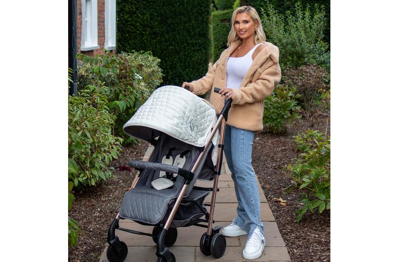 My Babiie MB51 Plus Stroller - Quilted Champagne My Babiie MB51 Plus Stroller - Quilted Champagne