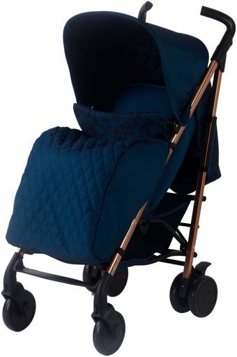 My Babiie MB51 Dani Dyer Navy Leopard Lightweight Stroller