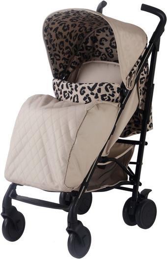 My Babiie MB51 Plus Stroller - Fawn Leopard